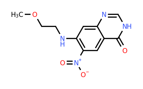 CAS 1156195-94-6 | 7-[(2-methoxyethyl)amino]-6-nitro-3,4-dihydroquinazolin-4-one