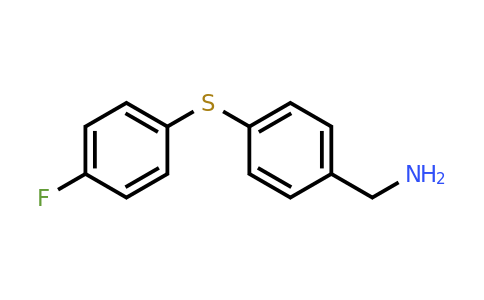 CAS 1156220-21-1 | {4-[(4-fluorophenyl)sulfanyl]phenyl}methanamine