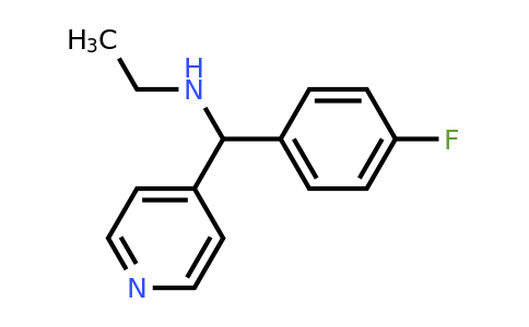 CAS 1156223-02-7 | Ethyl[(4-fluorophenyl)(pyridin-4-yl)methyl]amine