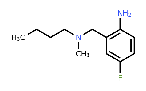 CAS 1156225-30-7 | 2-((Butyl(methyl)amino)methyl)-4-fluoroaniline