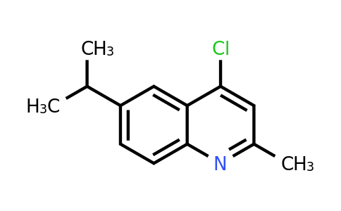 CAS 1156277-03-0 | 4-Chloro-6-isopropyl-2-methylquinoline
