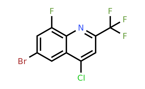 CAS 1156277-85-8 | 6-bromo-4-chloro-8-fluoro-2-(trifluoromethyl)quinoline