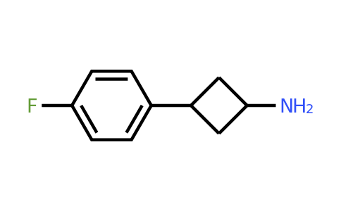 CAS 1156295-31-6 | 3-(4-fluorophenyl)cyclobutan-1-amine