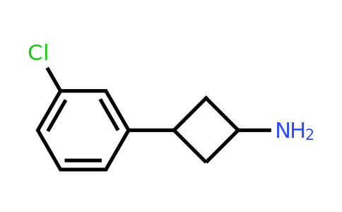 CAS 1156296-61-5 | 3-(3-chlorophenyl)cyclobutan-1-amine