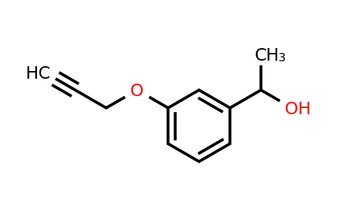 CAS 1156345-49-1 | 1-[3-(Prop-2-yn-1-yloxy)phenyl]ethan-1-ol