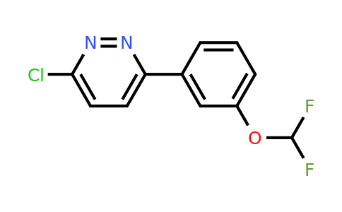 CAS 1156364-97-4 | 3-chloro-6-[3-(difluoromethoxy)phenyl]pyridazine