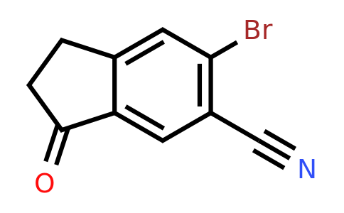 CAS 1156467-77-4 | 6-Bromo-3-oxo-2,3-dihydro-1H-indene-5-carbonitrile