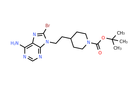 CAS 1156468-58-4 | tert-butyl 4-[2-(6-amino-8-bromo-purin-9-yl)ethyl]piperidine-1-carboxylate