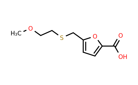 CAS 1156594-78-3 | 5-{[(2-methoxyethyl)sulfanyl]methyl}furan-2-carboxylic acid