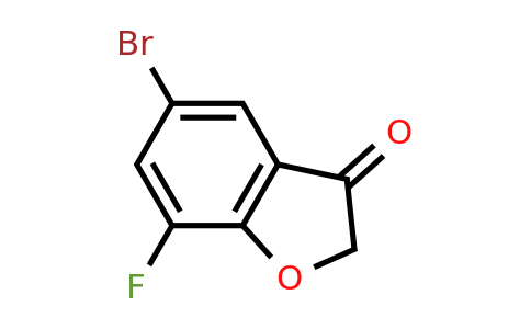 CAS 1156601-36-3 | 5-bromo-7-fluoro-2,3-dihydro-1-benzofuran-3-one