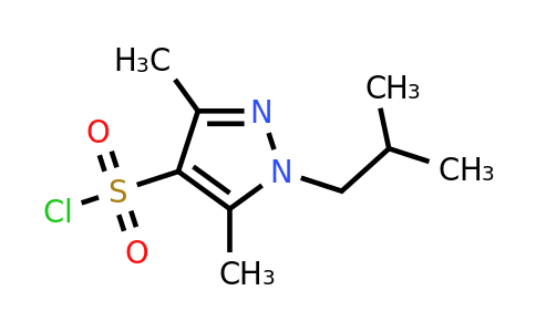 CAS 1156602-97-9 | 3,5-dimethyl-1-(2-methylpropyl)-1H-pyrazole-4-sulfonyl chloride