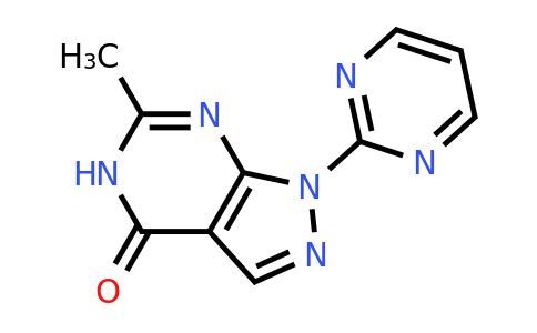 CAS 1156608-54-6 | 6-methyl-1-(pyrimidin-2-yl)-1H,4H,5H-pyrazolo[3,4-d]pyrimidin-4-one