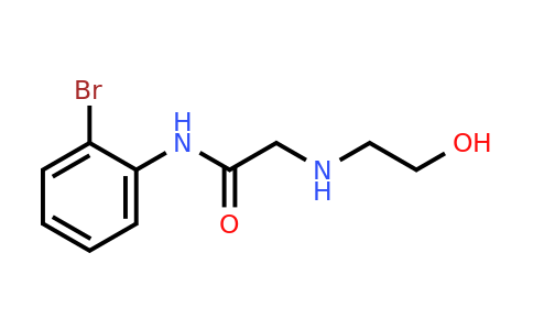 CAS 1156625-85-2 | N-(2-bromophenyl)-2-((2-hydroxyethyl)amino)acetamide