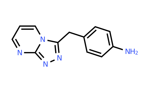 CAS 1156664-91-3 | 4-({[1,2,4]triazolo[4,3-a]pyrimidin-3-yl}methyl)aniline