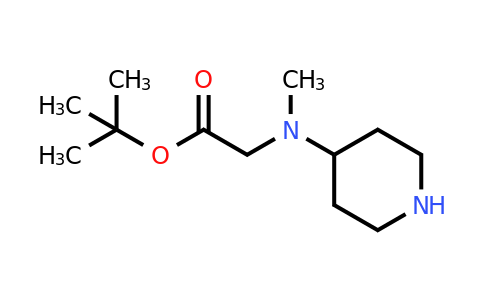 CAS 1156665-15-4 | tert-butyl 2-[methyl(piperidin-4-yl)amino]acetate