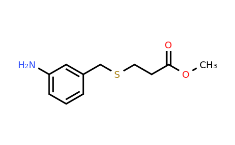 CAS 1156699-01-2 | Methyl 3-{[(3-aminophenyl)methyl]sulfanyl}propanoate