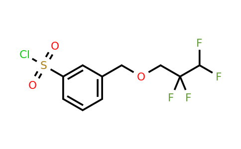 CAS 1156719-22-0 | 3-[(2,2,3,3-Tetrafluoropropoxy)methyl]benzene-1-sulfonyl chloride