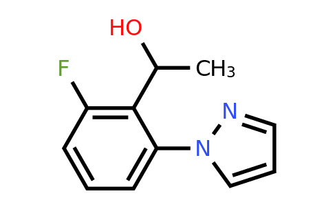 CAS 1156736-08-1 | 1-[2-fluoro-6-(1H-pyrazol-1-yl)phenyl]ethan-1-ol