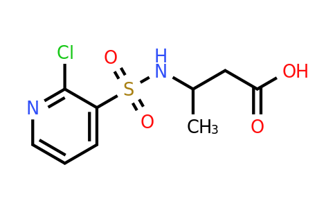 CAS 1156804-12-4 | 3-(2-Chloropyridine-3-sulfonamido)butanoic acid