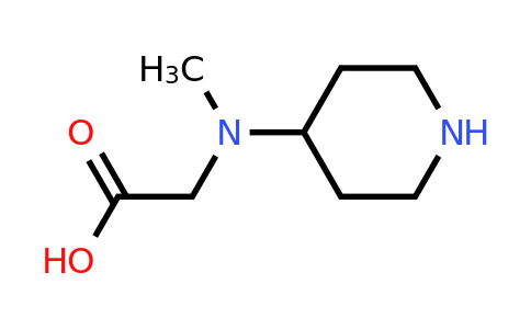 CAS 1156835-52-7 | 2-[methyl(piperidin-4-yl)amino]acetic acid