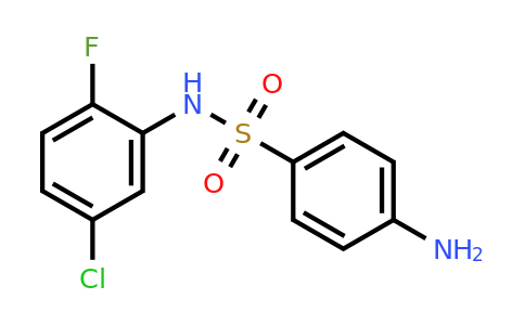 CAS 1156849-32-9 | 4-Amino-N-(5-chloro-2-fluorophenyl)benzenesulfonamide