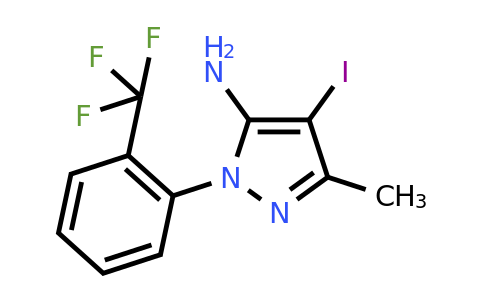 CAS 1156901-32-4 | 4-Iodo-3-methyl-1-[2-(trifluoromethyl)phenyl]-1H-pyrazol-5-amine