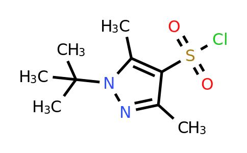 CAS 1156916-83-4 | 1-tert-Butyl-3,5-dimethyl-1H-pyrazole-4-sulfonyl chloride
