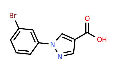 CAS 1156994-32-9 | 1-(3-Bromophenyl)-1H-pyrazole-4-carboxylic acid