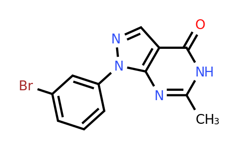 CAS 1156999-03-9 | 1-(3-bromophenyl)-6-methyl-1H,4H,5H-pyrazolo[3,4-d]pyrimidin-4-one