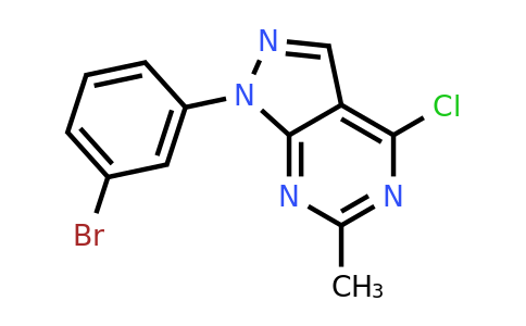 CAS 1156999-13-1 | 1-(3-bromophenyl)-4-chloro-6-methyl-1H-pyrazolo[3,4-d]pyrimidine