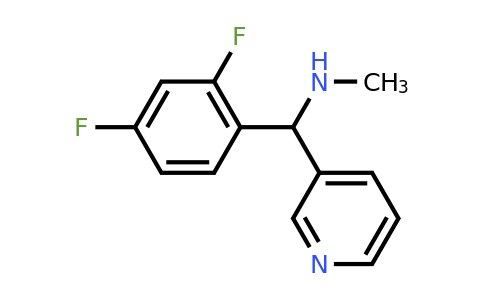 CAS 1157033-64-1 | [(2,4-Difluorophenyl)(pyridin-3-yl)methyl](methyl)amine