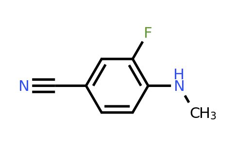 CAS 1157057-81-2 | 3-Fluoro-4-(methylamino)benzonitrile