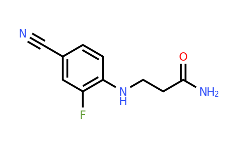 CAS 1157060-76-8 | 3-[(4-Cyano-2-fluorophenyl)amino]propanamide