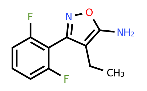 CAS 1157063-51-8 | 3-(2,6-difluorophenyl)-4-ethyl-1,2-oxazol-5-amine