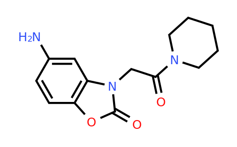 CAS 1157074-84-4 | 5-Amino-3-[2-oxo-2-(piperidin-1-yl)ethyl]-2,3-dihydro-1,3-benzoxazol-2-one