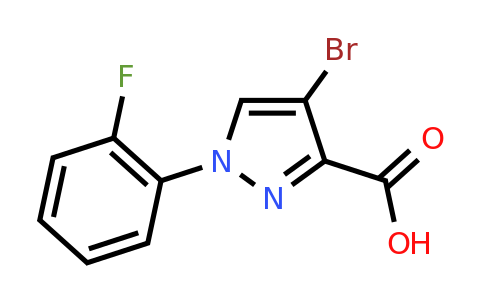 CAS 1157114-86-7 | 4-Bromo-1-(2-fluorophenyl)-1H-pyrazole-3-carboxylic acid