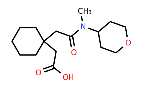 CAS 1157262-35-5 | 2-(1-{[methyl(oxan-4-yl)carbamoyl]methyl}cyclohexyl)acetic acid