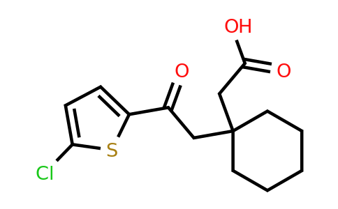 CAS 1157394-73-4 | 2-{1-[2-(5-chlorothiophen-2-yl)-2-oxoethyl]cyclohexyl}acetic acid