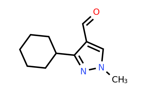 CAS 1157401-82-5 | 3-cyclohexyl-1-methyl-1H-pyrazole-4-carbaldehyde