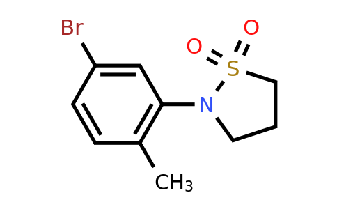 CAS 1157455-39-4 | 2-(5-Bromo-2-methylphenyl)-1,2-thiazolidine-1,1-dione