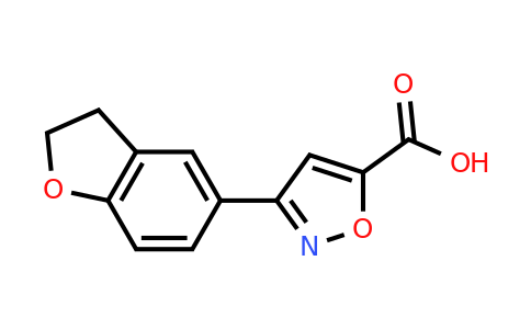 CAS 1157546-45-6 | 3-(2,3-dihydro-1-benzofuran-5-yl)-1,2-oxazole-5-carboxylic acid