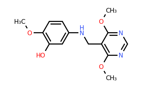 CAS 1157656-92-2 | 5-{[(4,6-dimethoxypyrimidin-5-yl)methyl]amino}-2-methoxyphenol
