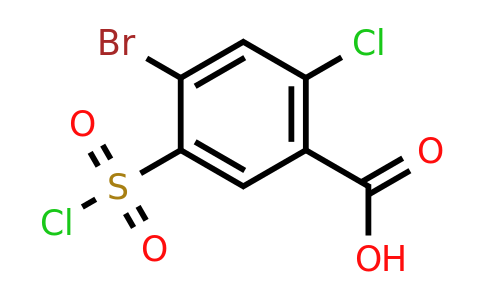 CAS 1157673-11-4 | 4-bromo-2-chloro-5-(chlorosulfonyl)benzoic acid
