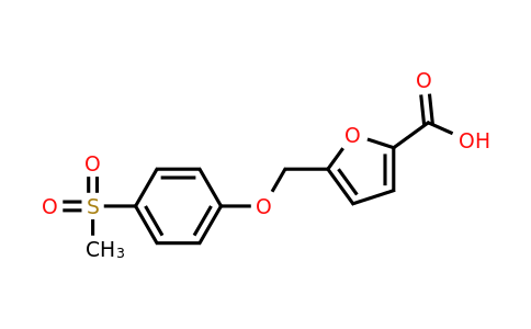 CAS 1157777-00-8 | 5-(4-Methanesulfonylphenoxymethyl)furan-2-carboxylic acid