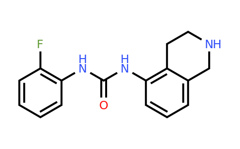 CAS 1157922-38-7 | 3-(2-Fluorophenyl)-1-(1,2,3,4-tetrahydroisoquinolin-5-yl)urea
