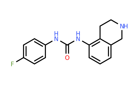 CAS 1157922-50-3 | 3-(4-Fluorophenyl)-1-(1,2,3,4-tetrahydroisoquinolin-5-yl)urea