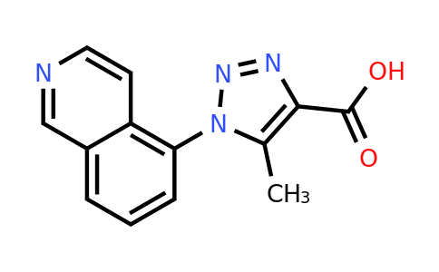 CAS 1157925-42-2 | 1-(Isoquinolin-5-yl)-5-methyl-1H-1,2,3-triazole-4-carboxylic acid