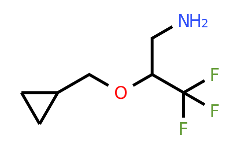 CAS 1157932-10-9 | 2-(Cyclopropylmethoxy)-3,3,3-trifluoropropan-1-amine