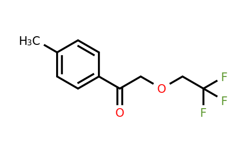 CAS 1157999-30-8 | 1-(4-Methylphenyl)-2-(2,2,2-trifluoroethoxy)ethan-1-one