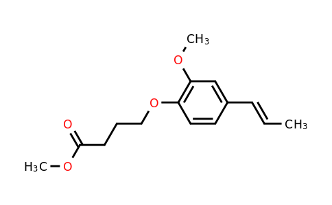 CAS 1158137-06-4 | Methyl 4-[2-methoxy-4-(prop-1-en-1-yl)phenoxy]butanoate